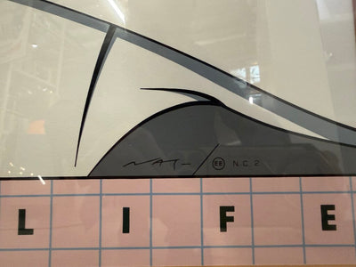 MCM Limited Edition Serigraph titled "Palm Springs Live" by Patrick Nagel ca.1984