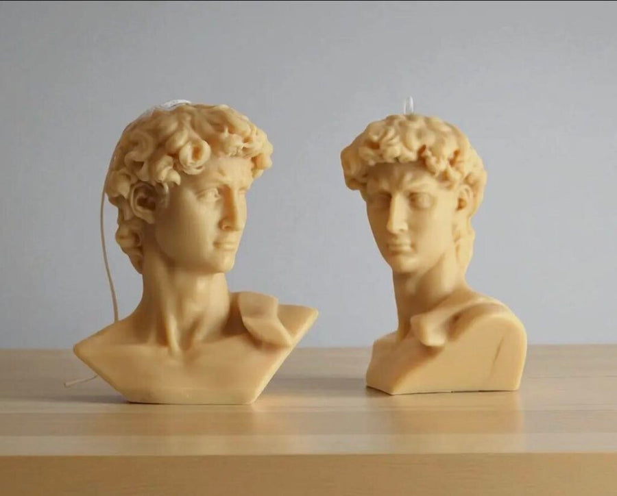 David Head Sculptural Candlel