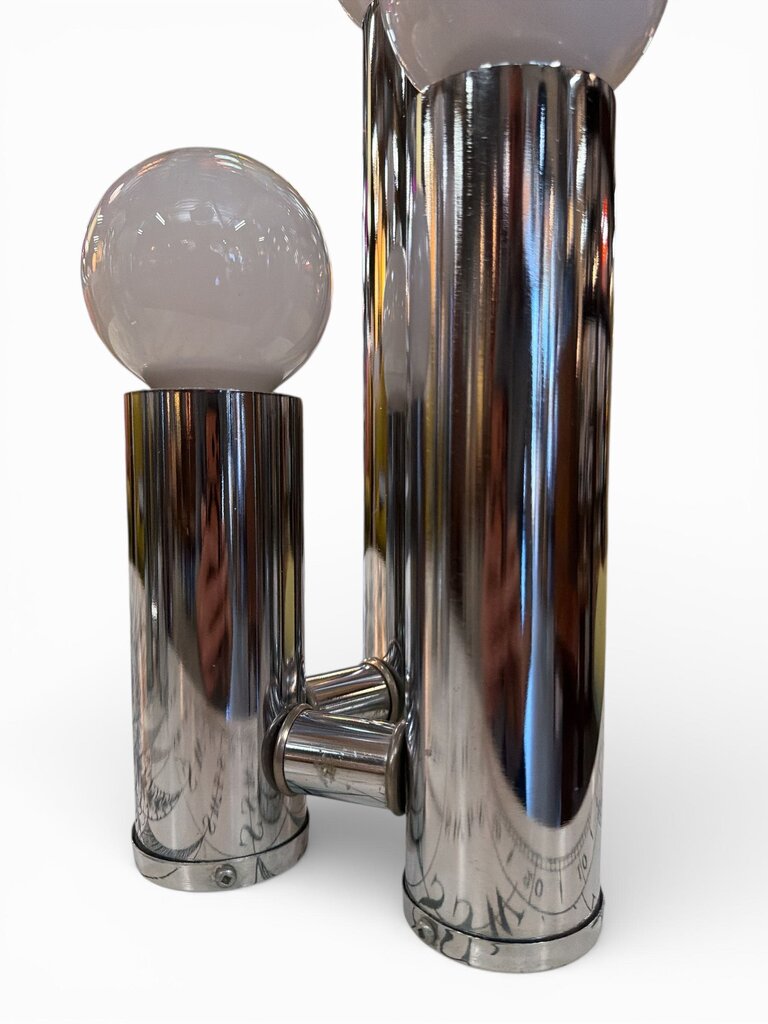 Mid Century 1970's Pair of Waterfall Table Lamps (Set of 2)