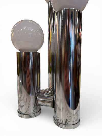 Mid Century 1970's Pair of Waterfall Table Lamps (Set of 2)