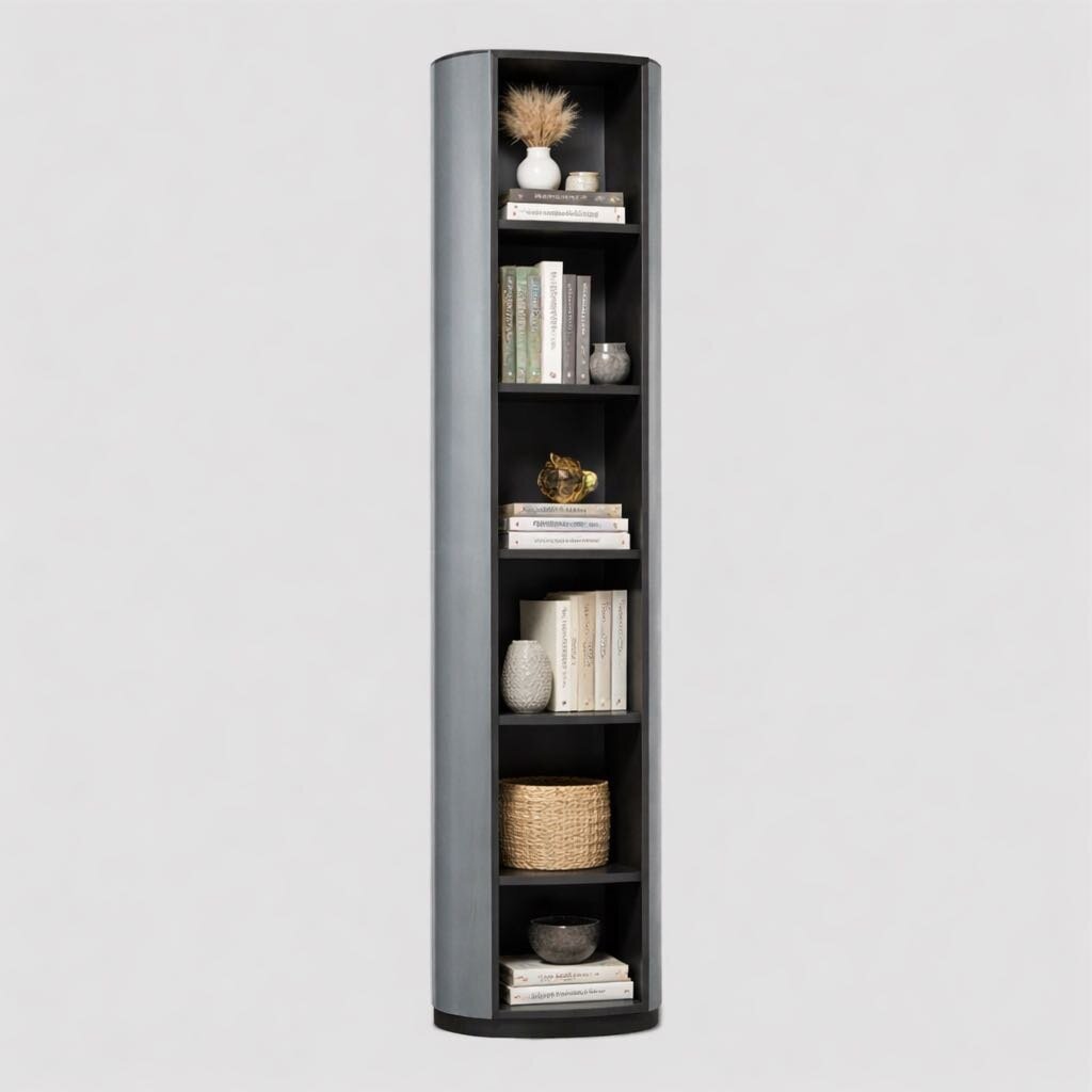 Cylinder Bookcase by Hans Eichenberger