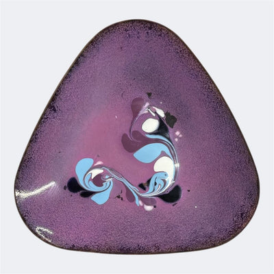 PAIR Mid Century Enamel Dishes/Catch-alls (Set of 2)