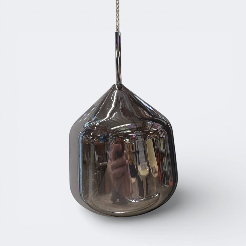 Deuce Smoked Glass Mini LED ET2 Polished Chrome Pendant Light