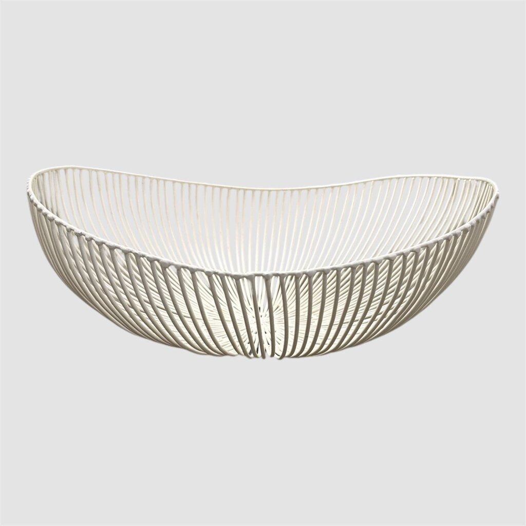 Modern Metal Wire Fruit or Breadbasket