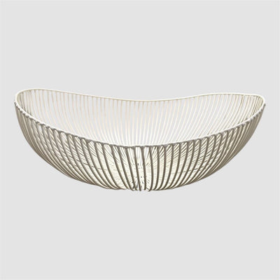 Modern Metal Wire Fruit or Breadbasket