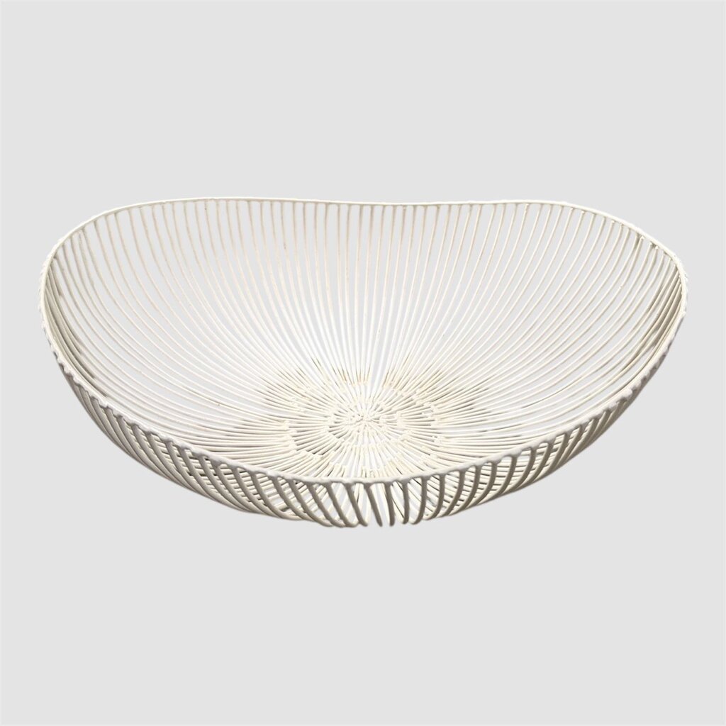 Modern Metal Wire Fruit or Breadbasket