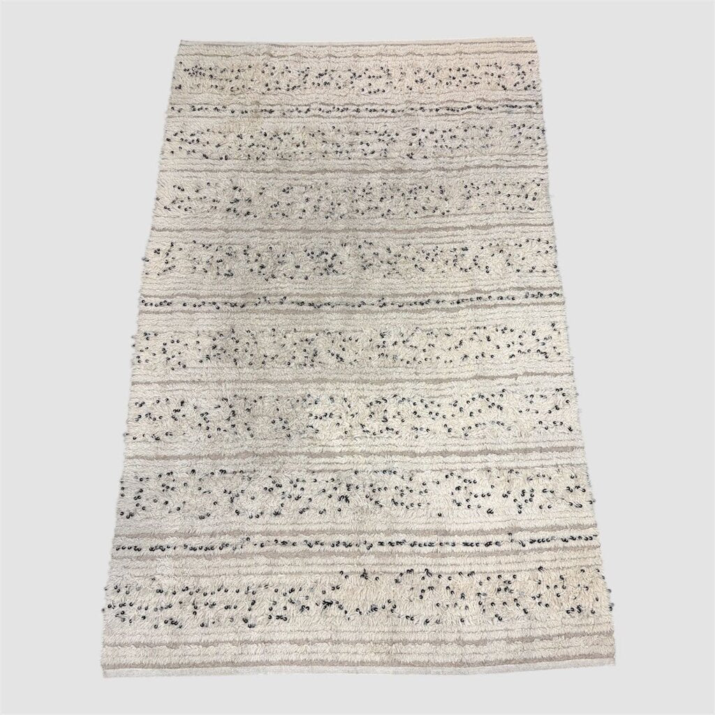 Vintage Moroccan Handwoven Sequins Rug