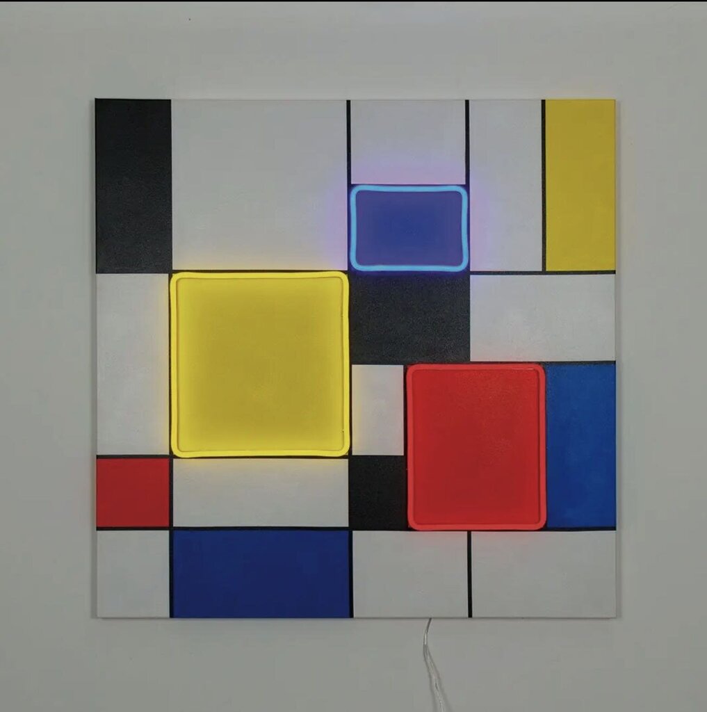 Mondrian inspired Neon