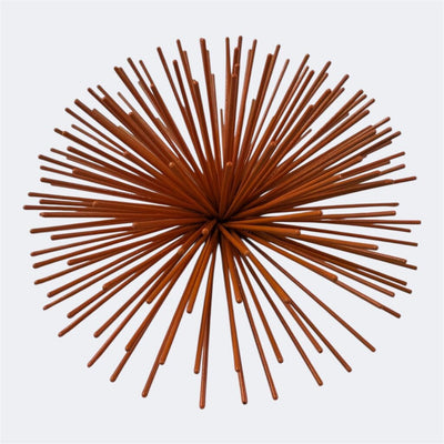 Trio of Sea Urchins (Set of 3) Palm Springs Orange Large-Medium