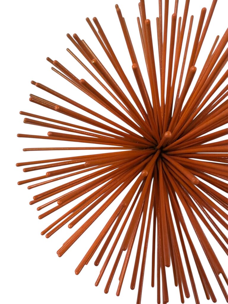 Trio of Sea Urchins (Set of 3) Palm Springs Orange Large-Medium