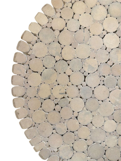 Hollywood Regency McGuire Wheat Side Table