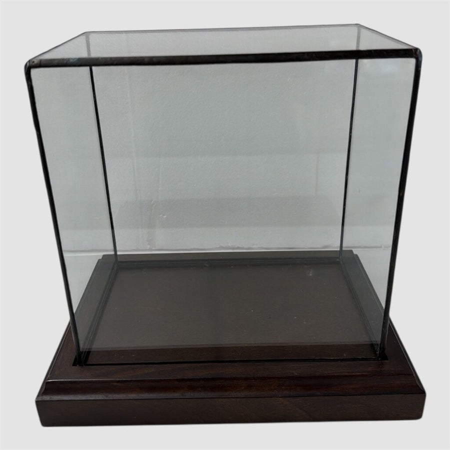 9x9.5" Wood and Glass Display Case