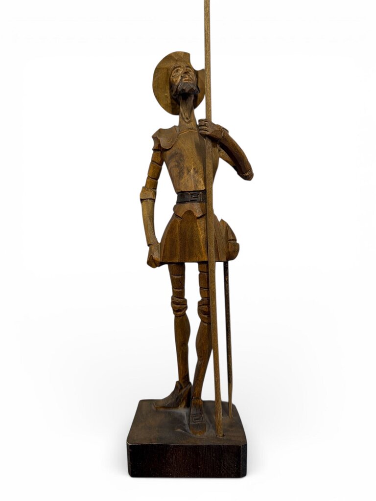 Don Quixote Carved Figure