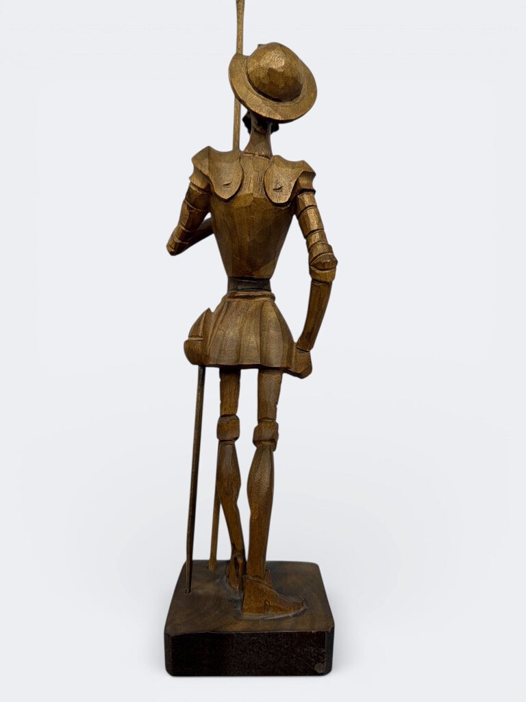 Don Quixote Carved Figure
