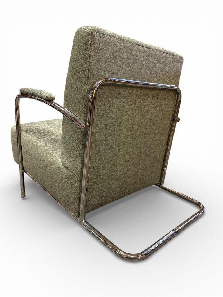 PAIR Louis Sognot Bauhaus Chrome Chairs (Set of 2)