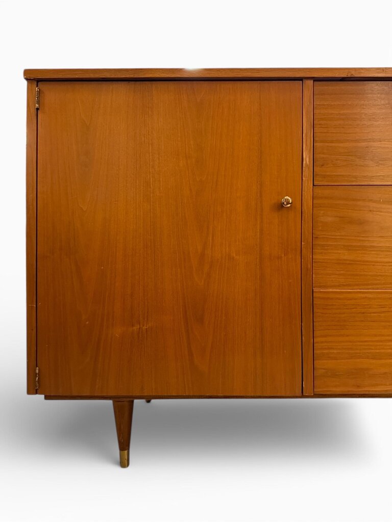Lane Mid Century Modern Walnut Credenza