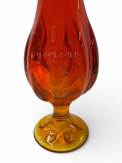 Vintage Viking 24-Inch Amberina Swung Vase