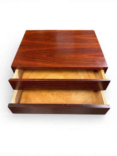 PAIR Danish Modern Arne Iverson Rosewood Nightstands (Set of 2)