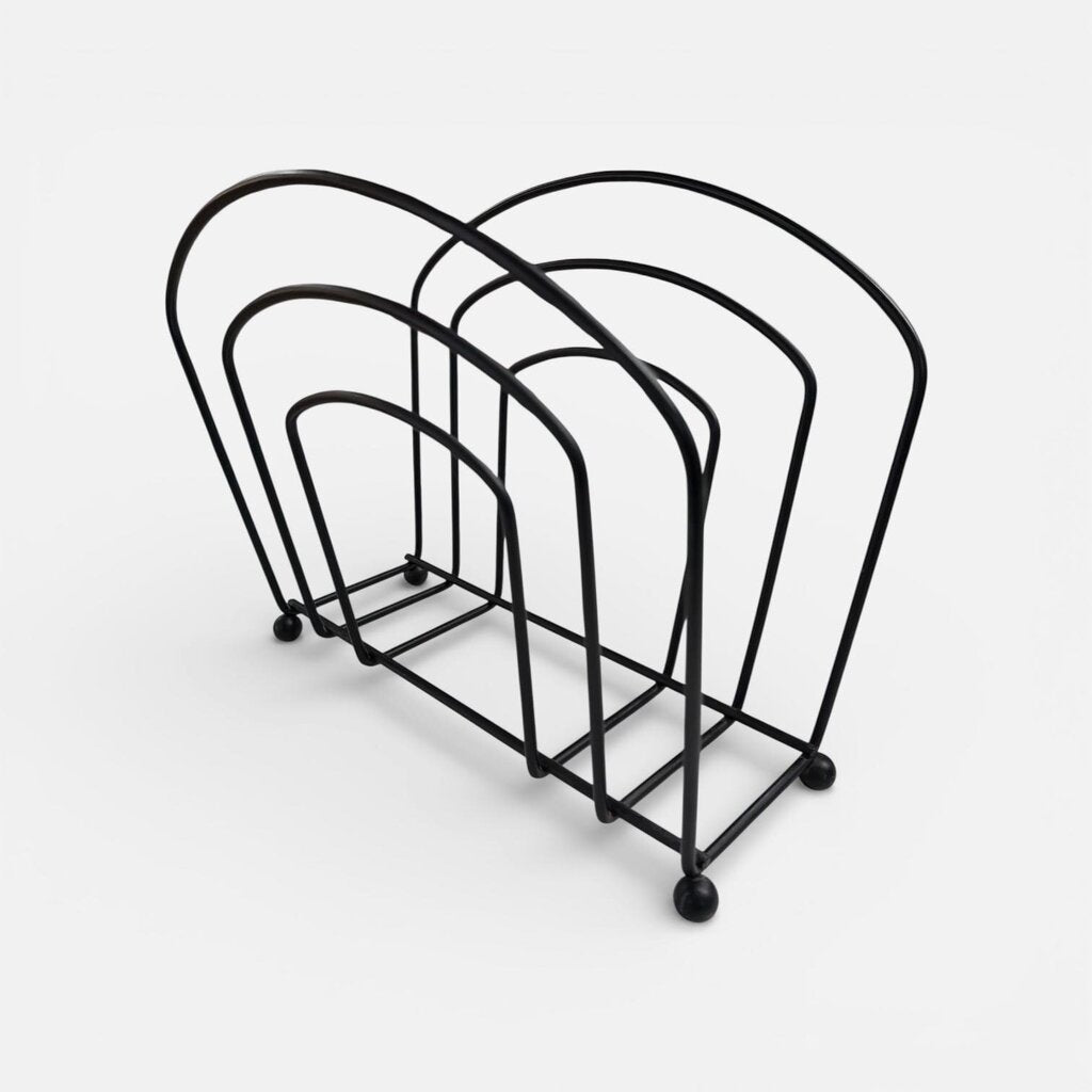 Mid Century Metal Magazine Rack
