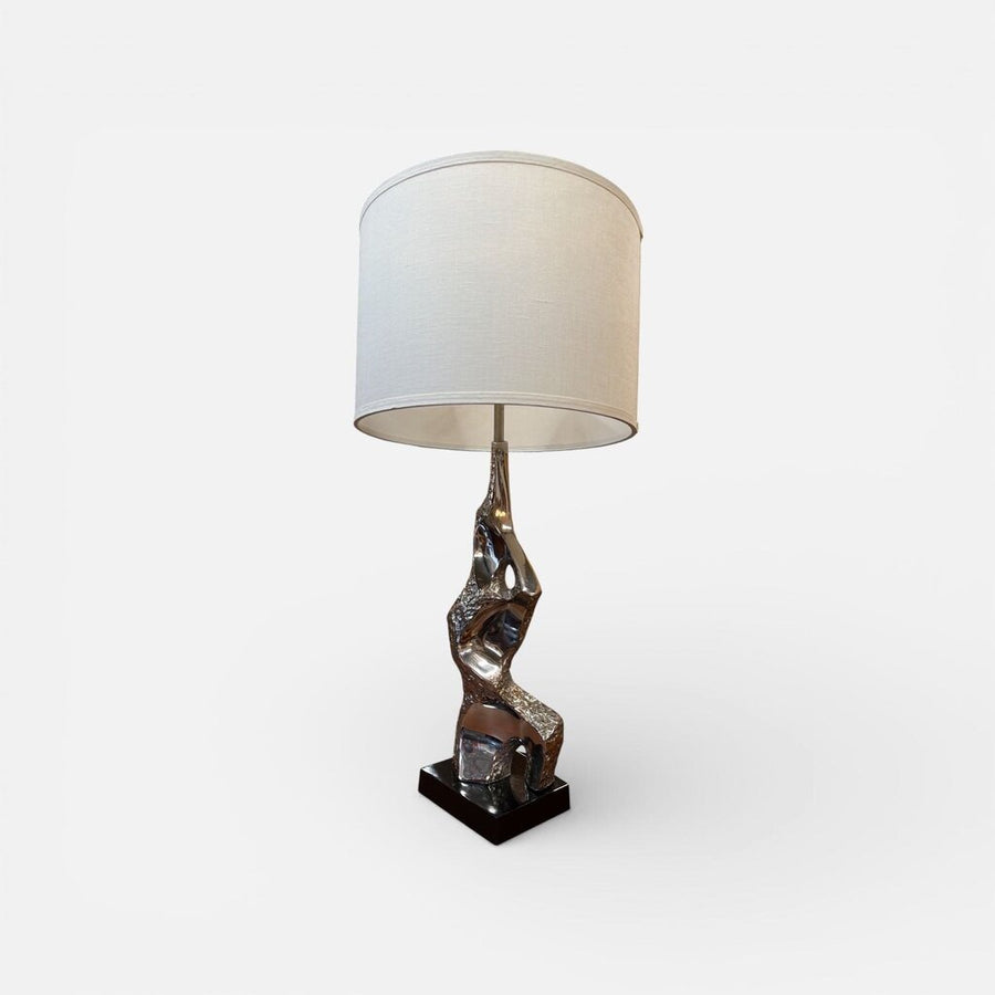 Richard Barr Sculptural Lamp in Chrome