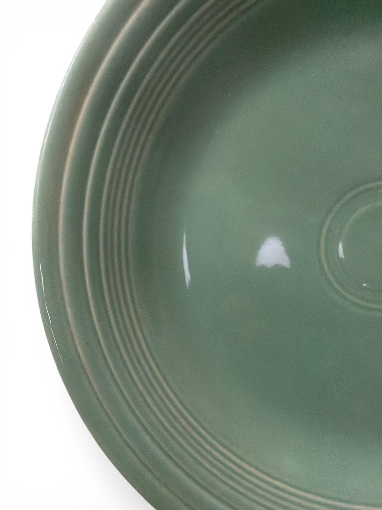 Vintage Fiesta Classic Rim 10.5" Dinner Plate in Sea Mist Green