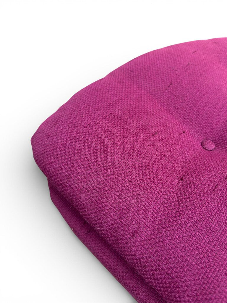 Mid Century Lucite Upholstered Waterfall Armchair