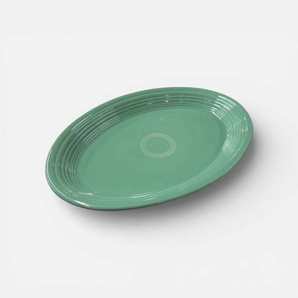 Vintage Fiesta 13 5/8" Oval Serving Platter in Sea Mist Green