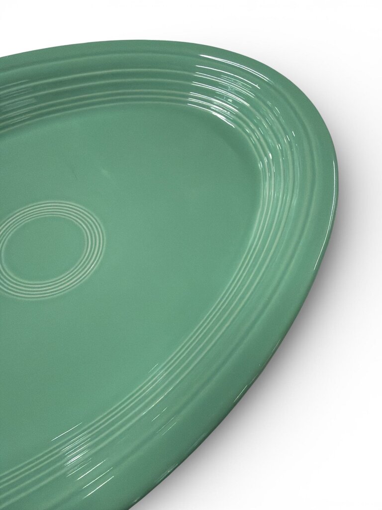 Vintage Fiesta 13 5/8" Oval Serving Platter in Sea Mist Green