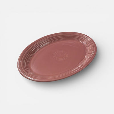 Vintage Fiesta 13 5/8" Oval Serving Platter in Rose Pink