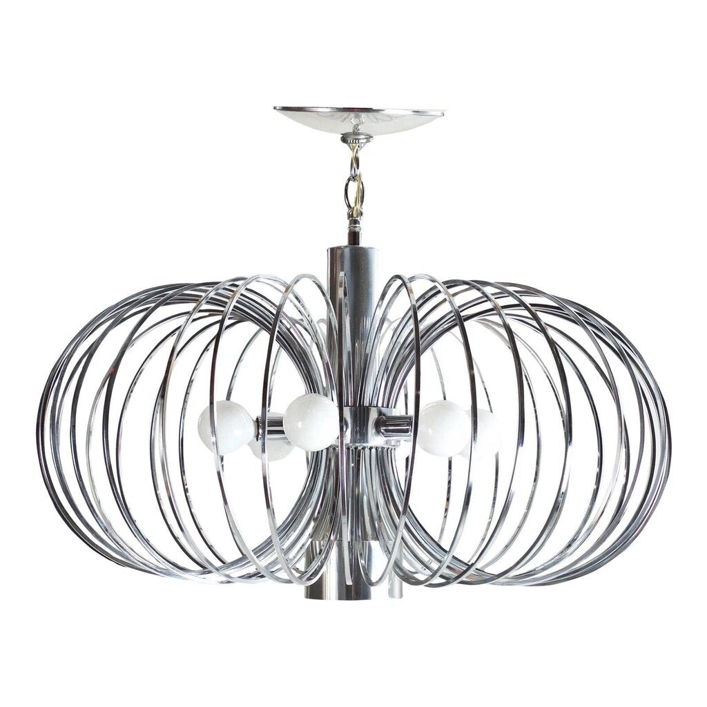 Mid Century Chandelier by Gaetano Seolari for Lightolier