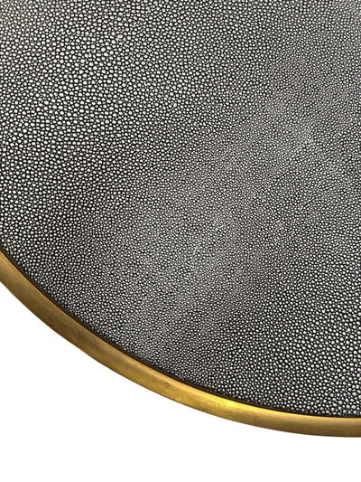 Modern Set of 3 Nesting Tables with Shagreen Top (Set of 3)