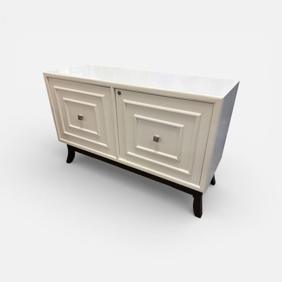 Modern Geometric Door Accent Cabinet