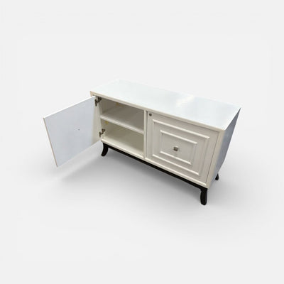 Modern Geometric Door Accent Cabinet