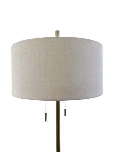 Modern Brass & Marble Floor Lamp