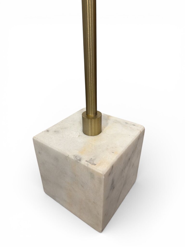Modern Brass & Marble Floor Lamp