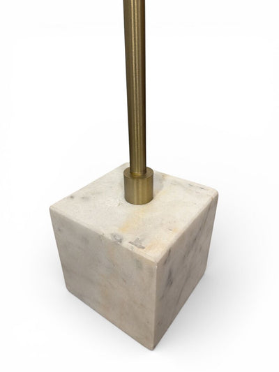Modern Brass & Marble Floor Lamp