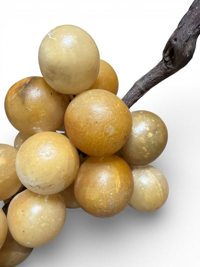 Vintage Alabaster Grape Cluster