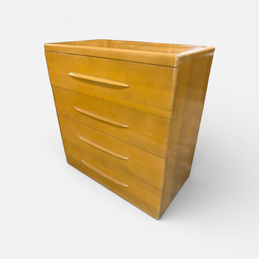 Mid Century Maple 4 Drawer Dresser