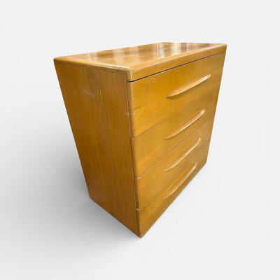Mid Century Maple 4 Drawer Dresser