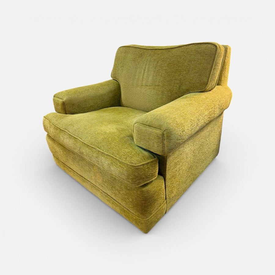 Vintage Club Armchair on Wheels