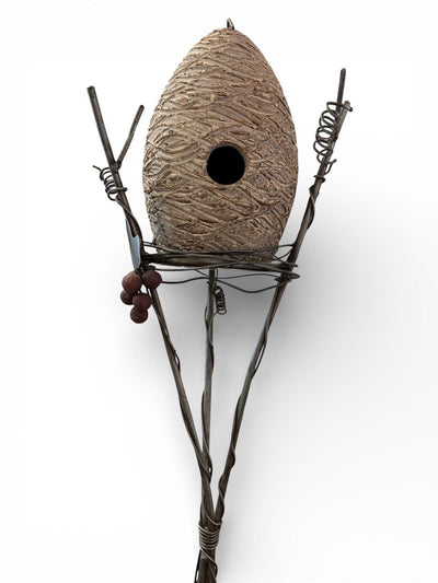 Decorative Etched Metal Bird's Nest