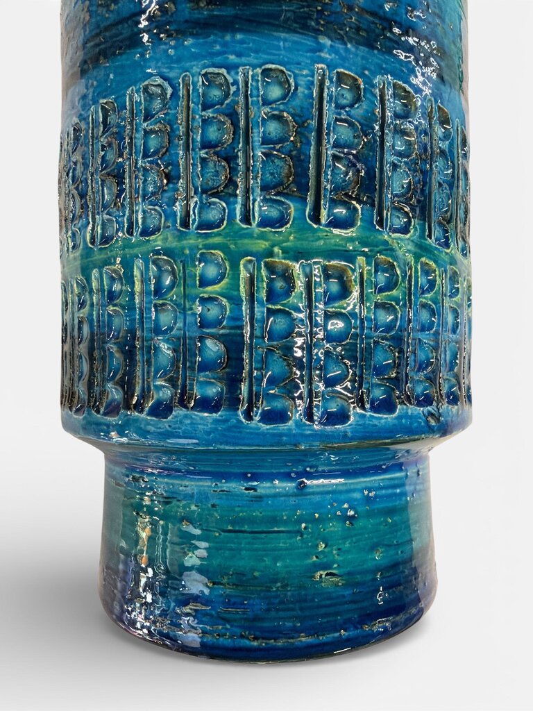 Bitossi Mid Century Aldo Londi Rimini Bue Italian Ceramic Vase