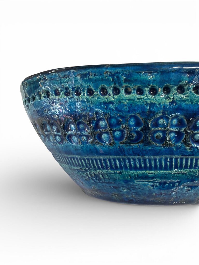 Bitossi Mid Century Aldo Londi Rimini Bue Italian Ceramic Bowl