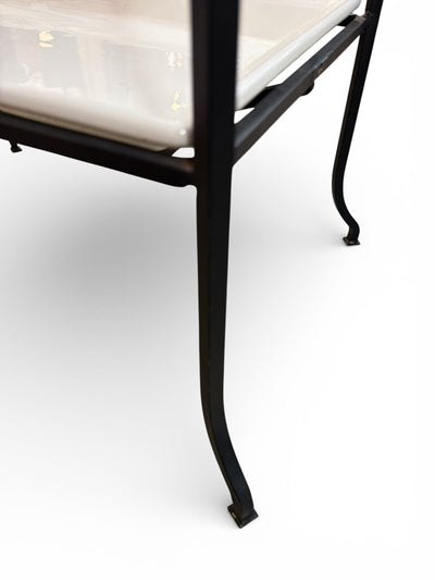 Vintage Pharmacy 2 Tier Porcelain and Iron Table