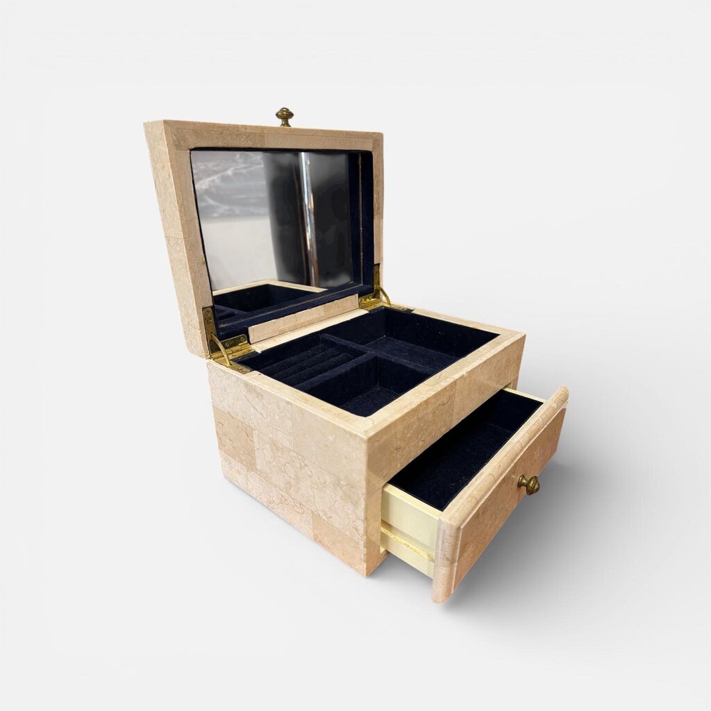 Vintage Maitland Smith Tessellated Jewelry Box