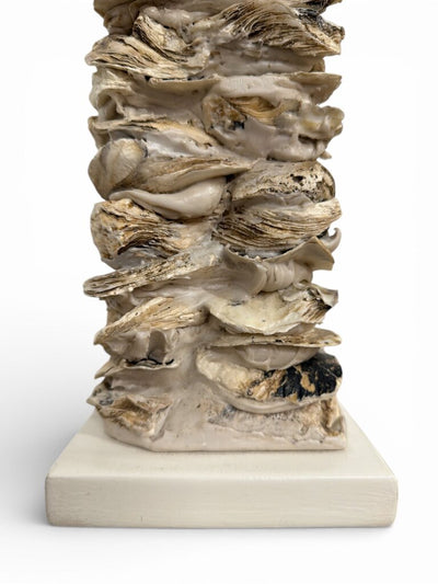 Pair of Stacked Shell Lamps (Set of 2)