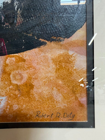 Robert Doty Listed Artist Mid Century Modern Abstract
