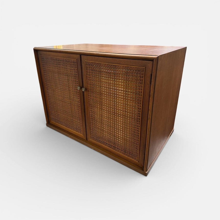Mid Century Cane Front Cabinet