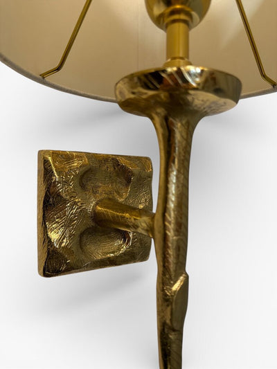 PAIR Franz Wall Sconce Brutalist Brass - Mint/New (Set of 2)