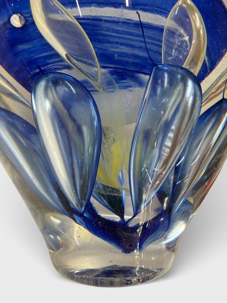 Jean Claude Navaro Murano Art Glass Vase - Exceptional!
